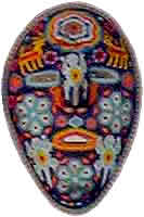 huichol beaded mask